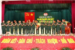 Đại hội Đảng bộ Cục Chính trị lần thứ X thành công tốt đẹp